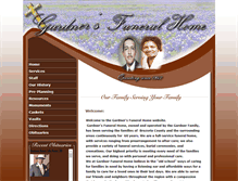 Tablet Screenshot of gardnerfuneralhome.net